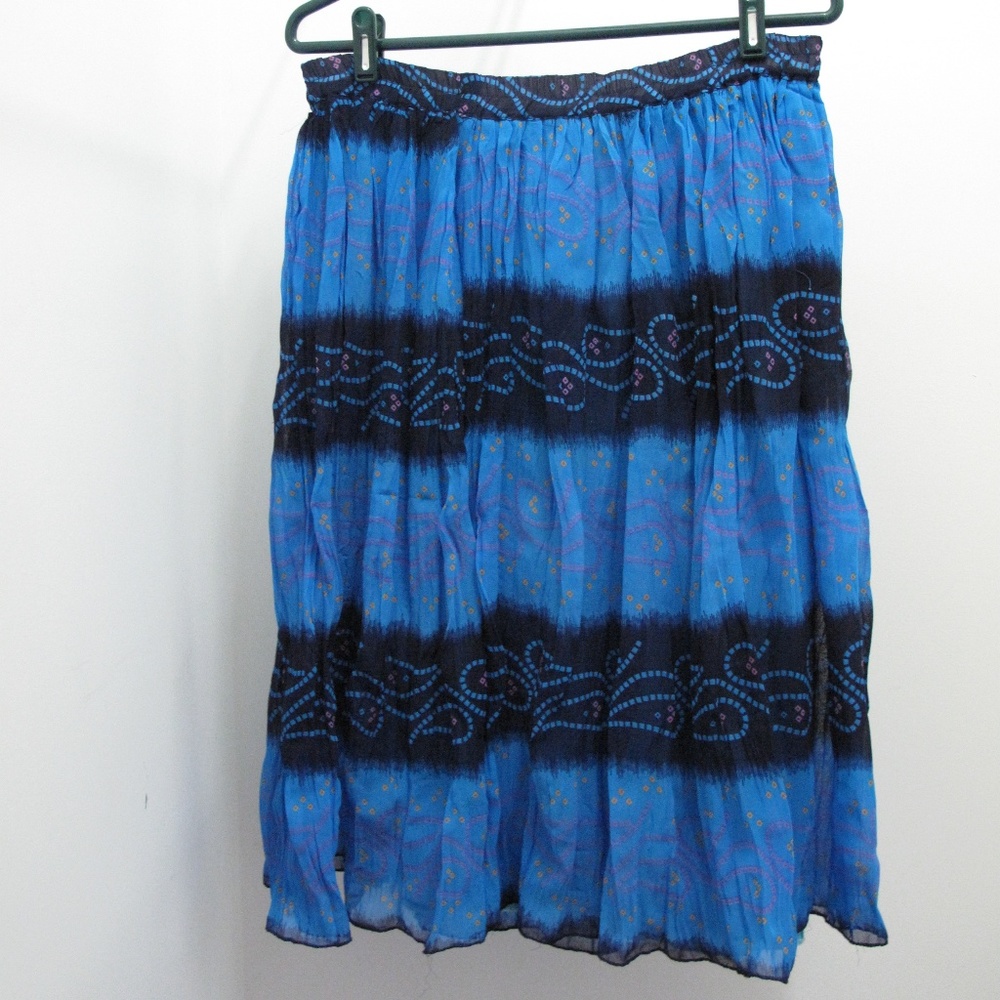 3/$35 Blue Indian Skirt